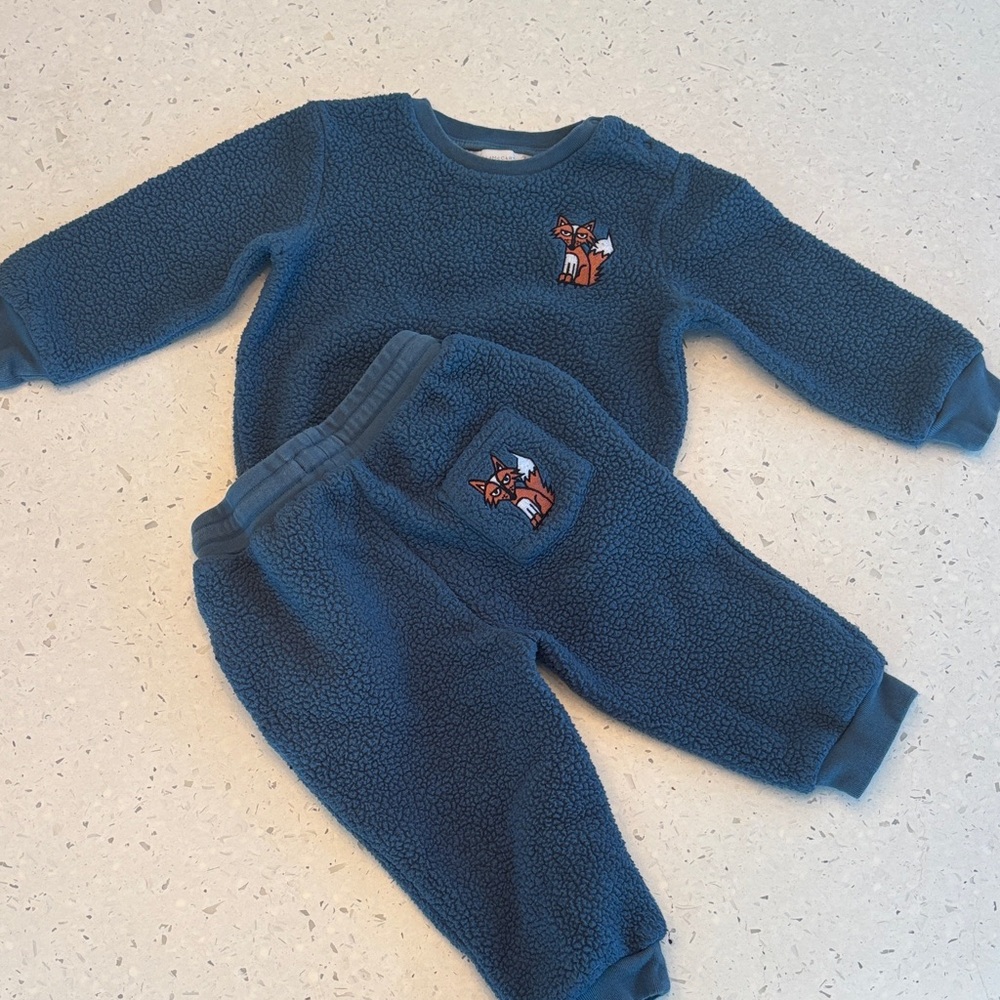 Stella McCartney Kids Blue Baby Outfit Sz 18mo